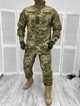 Тактична військова форма комплект ГОСТ Статутний ( Кітель + Штани ), Камуфляж: Піксель ЗСУ, Розмір: 52