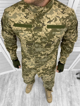 Тактическая военная форма комплект ГОСТ Уставной ( Китель + Штаны ), Камуфляж: Пиксель ВСУ, Размер: 52