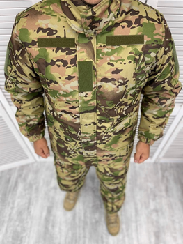 Тактическая теплая зимняя военная форма комплект Explorer ( Куртка + Штаны ), Камуфляж: Мультикам, Размер: S