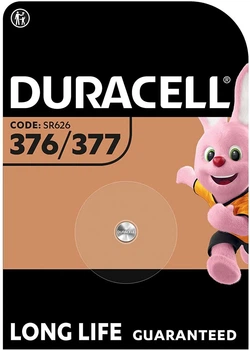 Батарейка DURACELL Silver Oxide V377/V376/SR626SW/SR66 (AG4)