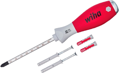 Ударна викрутка Wiha SoftFinish для забивання дюбелів PH2 x 100 мм (41289_WH)