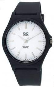 Женские часы Q&Q VQ66J001 Сasual Черные с белым экраном