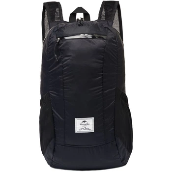 Рюкзак компактний надлегкий Naturehike Ultralight NH17A012-B, 18 л, чорний (6927595718674)