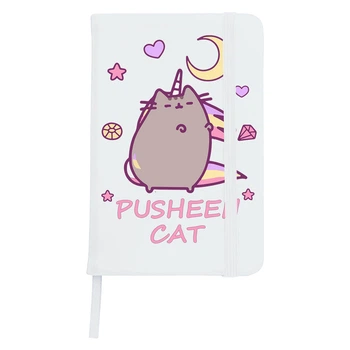 Блокнот А5 Кот Пушин (Pusheen Cat) Белый (92288-3350-WT)
