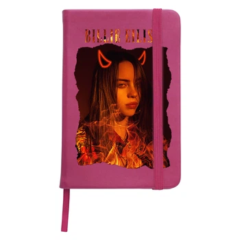 Блокнот А5 Билли Айлыш (Billie Eilish) Малиновый (92288-1602-FU)