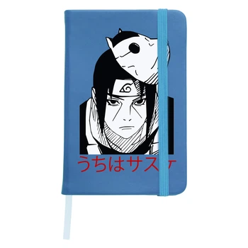 Блокнот А5 Саске Учиха Наруто (Uchiha Sasuke, Naruto) Светло-голубой (92288-3344-SK)