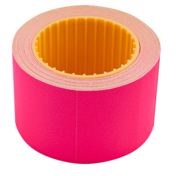 Ценник Buromax 35*25мм (240шт/6м) прямоугольный внешняя намотка малиновый (BM.282105-29)