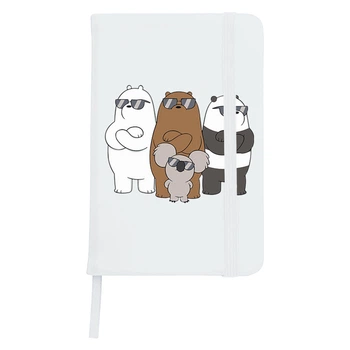Блокнот А5 Вся правда о медведях (We Bare Bears) Белый (92288-2892-WT)