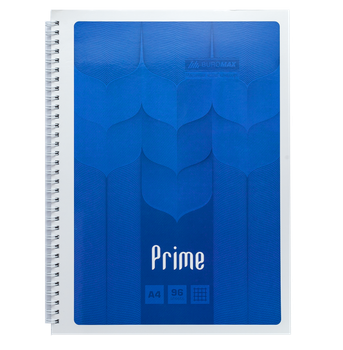 Тетрадь Buromax Prime 96 листов А4 в клетку синий (BM.24451101-02)