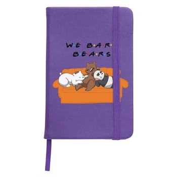 Блокнот А5 Вся правда о медведях (We Bare Bears) Фиолетовый (92288-2890-PU)