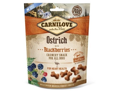 Ласощі для собак Carnilove Ostrich with Blackberries зі страусом та ожиною 200г
