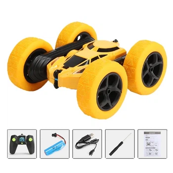 Машинка-перевёртыш SV 360 на пульте управления 17x16x7,5 см Желтый (sv1930-500)