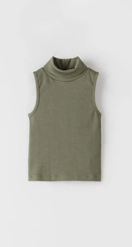 Водолазка безрукавка ZARA 116 см болотний артикул Л378