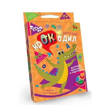 Игра настольная Danko Toys детская викторина Крокодил (укр.) (CROC-01-01U)