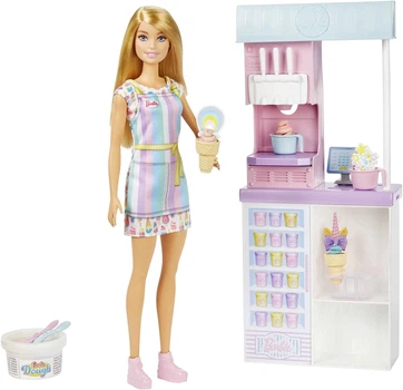 Ігровий набір Barbie Ice Cream Shop Магазин морозива Барбі (HCN46)