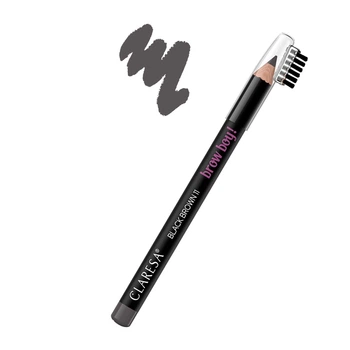 Карандаш для бровей стойкий CLARESA BROW BOY! тон 11 BLACK BROWN 1,15 г ( 5903819802863 )