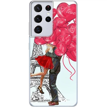 Силіконовий чохол BoxFace Samsung G998 Galaxy S21 Ultra Love in Paris (41719-up2460)