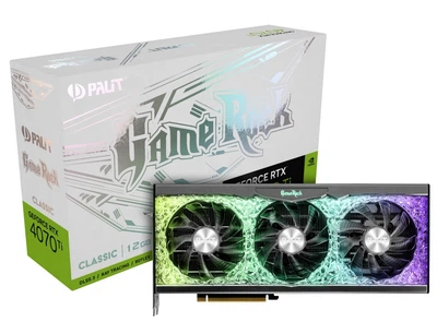 Відеокарти Palit GeForce RTX 4070 Ti купити в Києві: ціна, відгуки