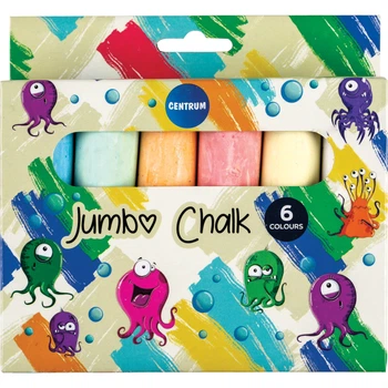 Мел Centrum Jumbo Цветной 6 шт (82426)