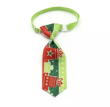 Галстук для собак и котов Snowflakes Size М\L 12*4 cм