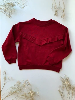 Кофта H&M 110-116 см бордовый артикул Л714