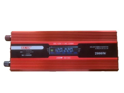 Перетворювач напруги 12V / 220V 2000W Solar Power Inverter