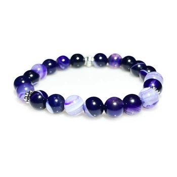 Браслет из натуральных камней Stonest Total Violet 15 (br034-15)