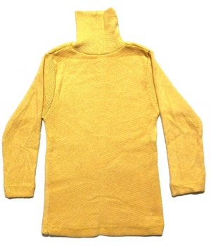 Теплый гольф ангора Hasan Baby 98-104 см Желтый (ГА-0067)