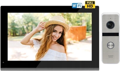 Комплект домофона CoVi Security TAB-10 FHD Wi-Fi Black + Iron FHD Silver