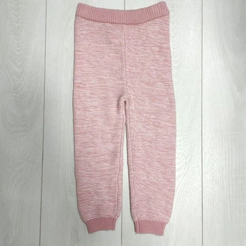Лосины для девочки вязанные розовые меланж Lupilu 86-92см (40009887)