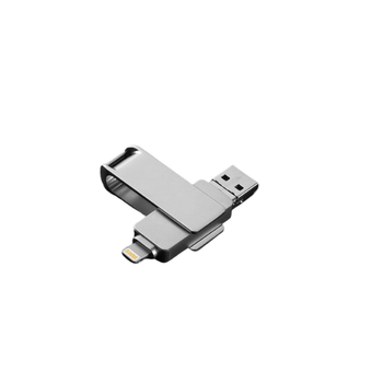 Флеш накопитель для Apple iPhone HighSpeed 64 GB с разъемом Lightning, USB 3.0, серый