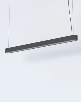 Подвесной светильник, люстра Nowodvorski 7525 Soft LED T8LED 1x22W 3000K 3200Lm IP20 графитовый