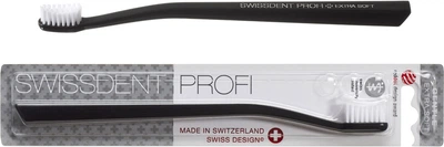 Зубна щітка Swissdent Profi Gentle чорна (19.553) (7640126195537)