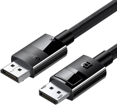 Kabel Ugreen DP114 DP 1.4 Male to Male Plastic Case Braided Cable 1 m Black (6957303883905)
