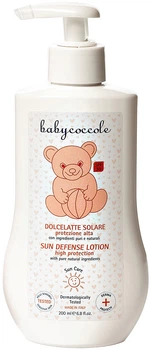 Сонцезахисний крем-лосьйон для дітей Babycoccole SPF35+ з натуральними інгредієнтами 200 мл (8030009042505)