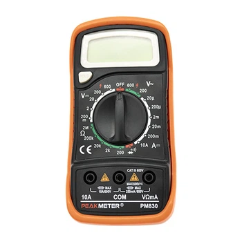 Цифровой мультиметр универсальный PeakMeter PM830