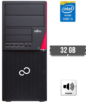 Компьютер Fujitsu Esprimo P720 E90+ Tower / Intel Core i5-4590 (4 ядра по 3.3 - 3.7 GHz) / 32 GB DDR3 / no HDD / Intel HD Graphics 4600 / DisplayPort б/у