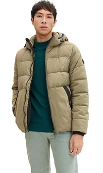 Куртка Tom Tailor mat mix puffer jacket XXXL Оливковый 1032481-10415