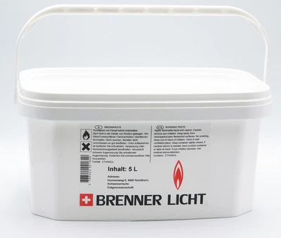 Горючая паста BRENNER LICHT для мармитов и фондю 5л