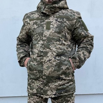 Куртка-бушлат військова чоловіча тактична водонепроникна ЗСУ (ЗСУ) 20222115-52 9406 52 розмір