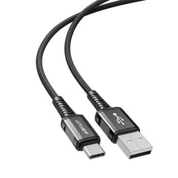 Кабель Acefast C1-04 USB to Type-C 1.2m черный