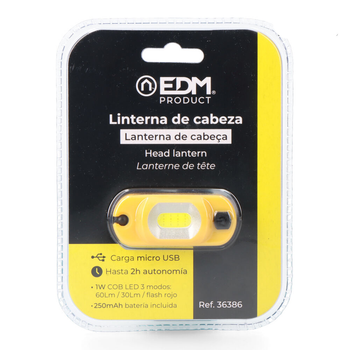 Edm 36381 Linterna Led Cob XL