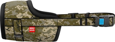 Намордник для собак WAUDOG Nylon размер M 19-26 см рисунок "Милитари" (351-4026Collar)