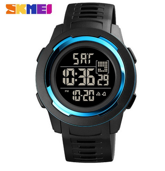 Наручные Мужские часы Skmei 1731 Черные с синим