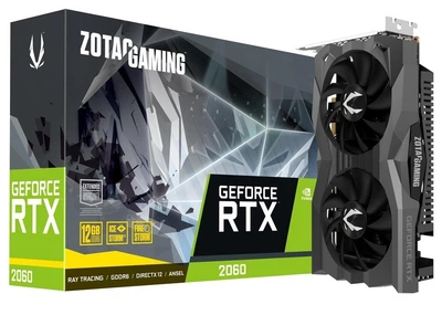Відеокарта ZOTAC GeForce RTX 2060 12GB GDDR6 Twin Fan (ZT-T20620F-10M)