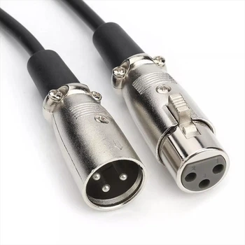 Кабель для микрофона Manchez T50 XLR (папа) - XLR (мама), трехконтактный 2 м