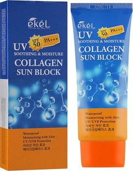 Солнцезащитный крем с коллагеном - Ekel UV Collagen Sun Block 70ml (828600-60898)