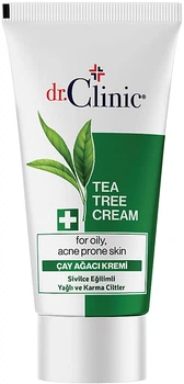 Крем для лица с маслом чайного дерева - Dr. Clinic Tea Tree Cream 50ml (1113365-86644)
