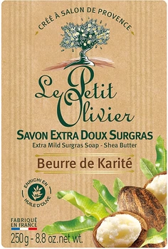 Мило екстраніжне, з екстрактом олії ши - Le Petit Olivier Vegetal Oils Soap 250g (94347-25633)
