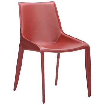 Стул Tuscan red beans leather 830*510*620 Сталь/Кожа, цвет красный AMF